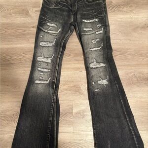 Distressed Black men’s Jeans Jaded London